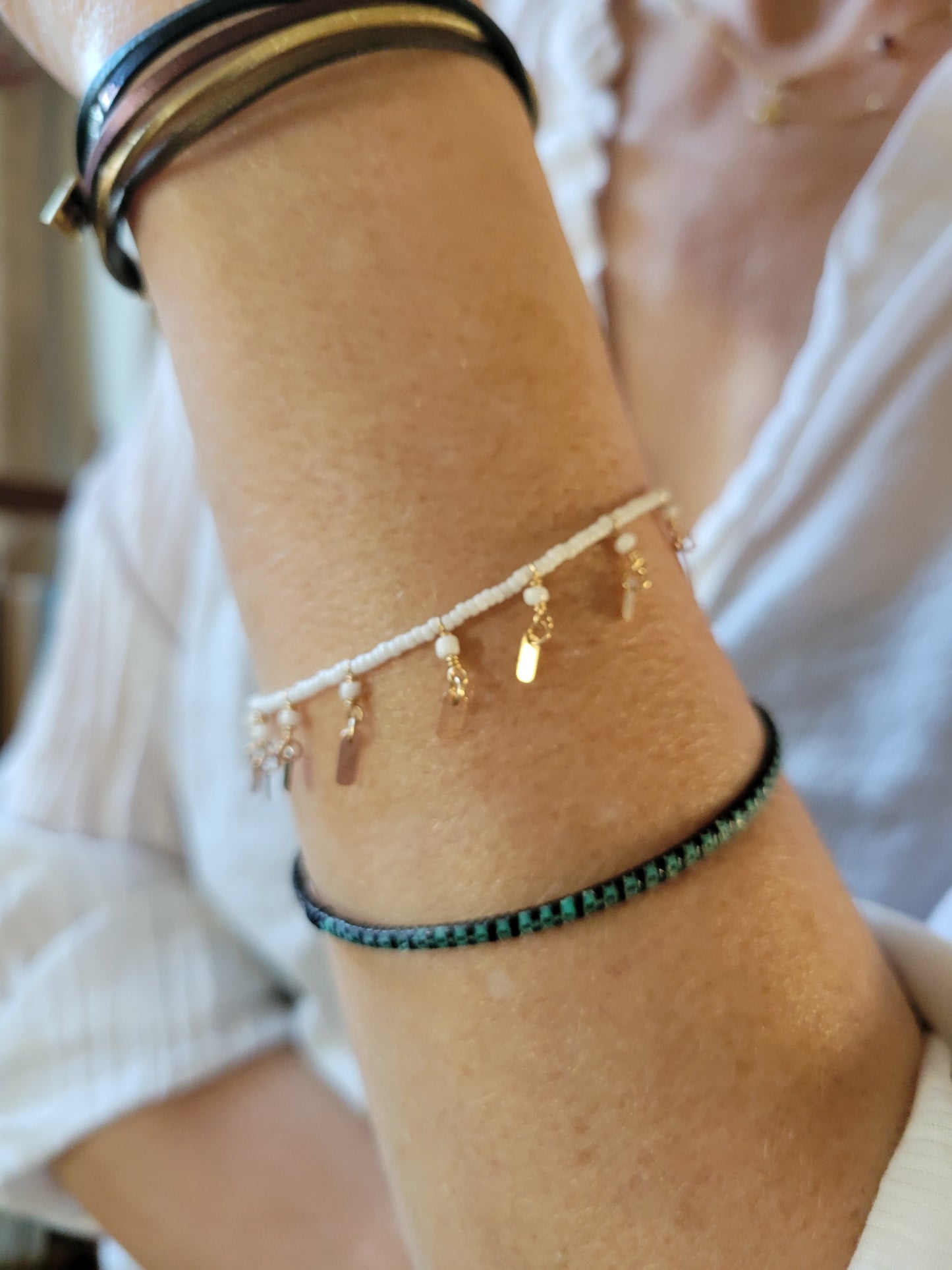 Gitane Bracelet - White