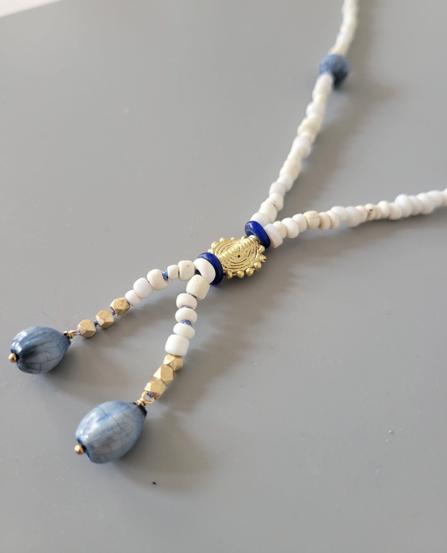 Traveler Necklace - White