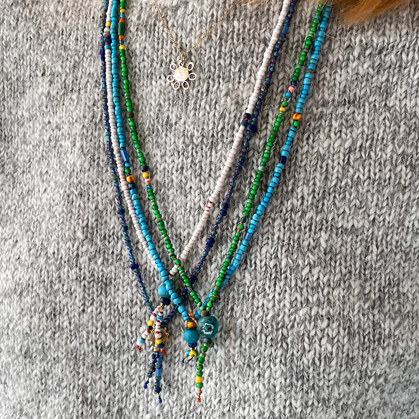 Traveler Necklace - Green