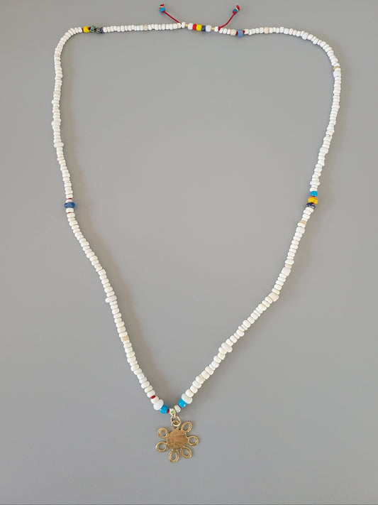 Traveler Necklace with Sun Medallion