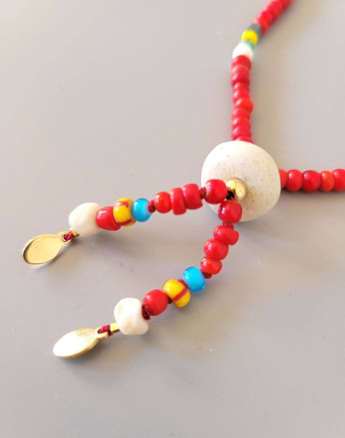 Traveler Necklace - Red