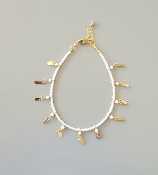 Gitane Bracelet - White