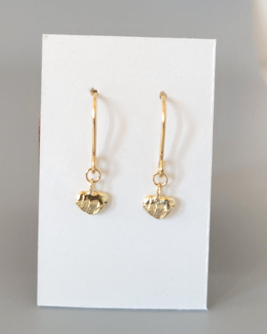 Mini Isabelle Heart Earrings